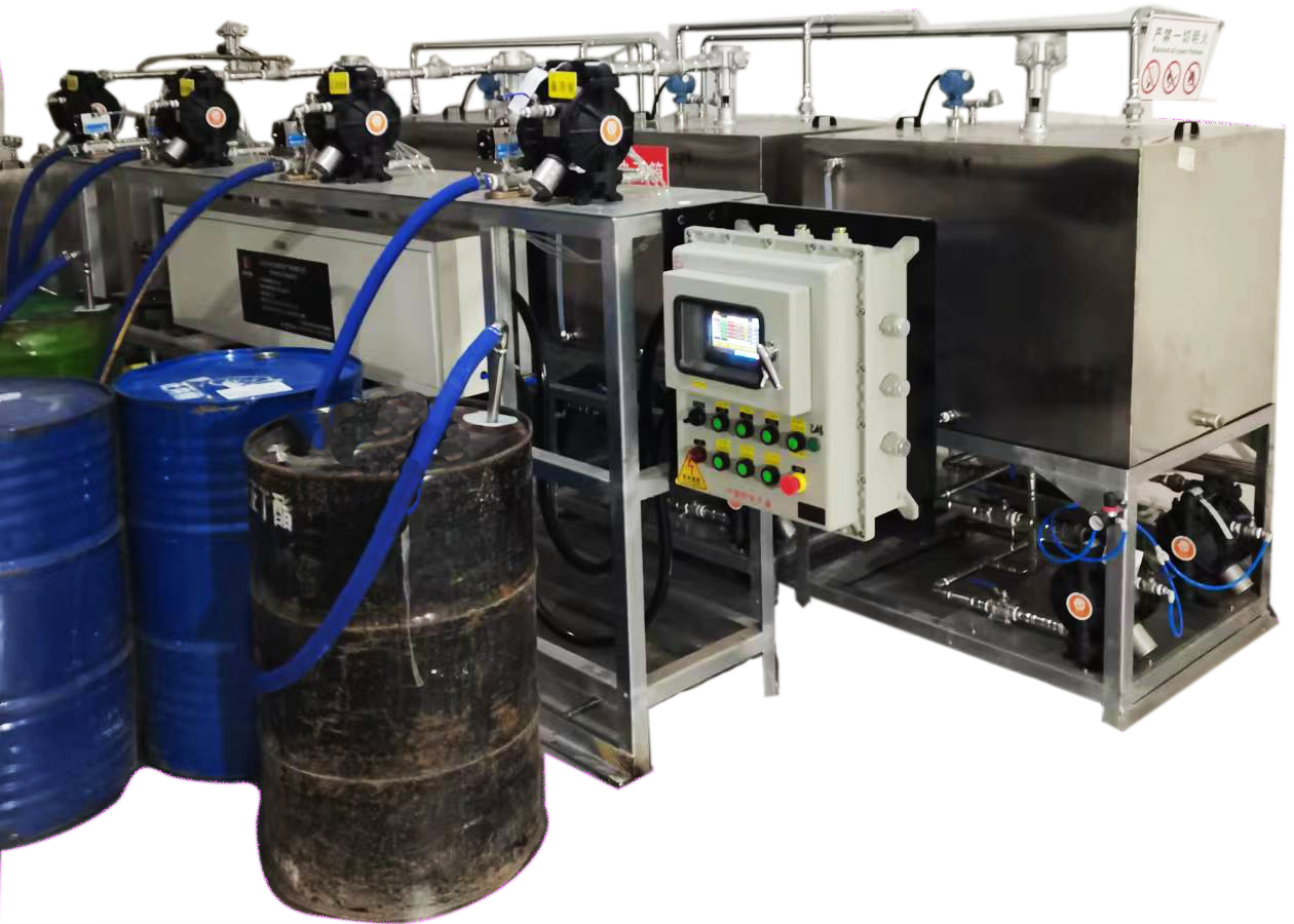 自動溶劑配制和輸送系統